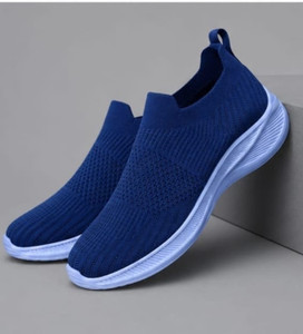 REENGO Men Blue Slip On Sneakers - Image 1