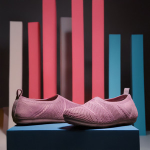 asian Women’s Knitted Slip-On Casual Bellies | Walking Shoe Ideal for Work & Travel महिलाओं के लिए बेलीज़