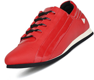 LOUIS STITCH Play Red Casual Sneakers for Men with All Day Wear Comfort (LSP_SNK_SSFR) UK 6 Sneakers For Men