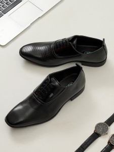 iD Lace-Up Oxford Formal Shoes Lace Up For Men