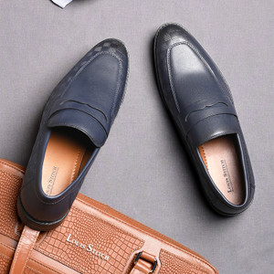 LOUIS STITCH Blue Formal Slipon Mocassin Shoes for Men (RGMCSQ) - UK 12 Loafers For Men