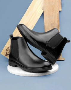 Big Liner Premium Handmade Chelsea |Soft Cushioned Insole |Slip-Resistance Boots For Men