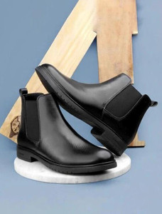 Big Liner Premium Handmade Chelsea |Soft Cushioned Insole |Slip-Resistance Boots For Men