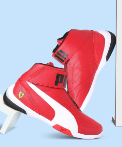 Shoes Red Puma Puma Ferrari High Ankle Shoes India PUMA Ferrari