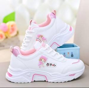 EZDEZARIO Girls Lace Sneakers
