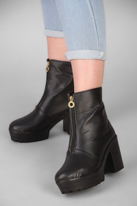 ELUXE PARIS Women's Boots | Faux Leather, Trendy, Comfortable,Zipper Boots for Women & Girls Boots For Women