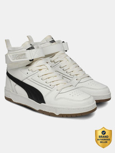 PUMA Court Shatter Mid White Men's Sneakers - Image 6
