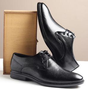 Zixer Leather Mid-Top Formal Shoes Men's/Office Leather Shoe For Men/Derby Formal Shoe Oxford For Men