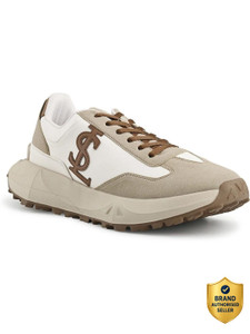 Louis Stitch Men's White & Beige Sneaker UK-8 - Image 6