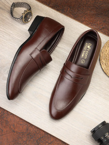 action Dotcom OFFICE-256 Classy Trendy Comfortable lightweight Formal Slip-On Monk Strap For Men