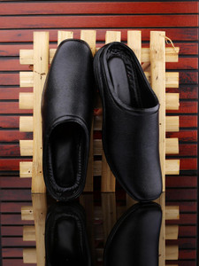 Wakins Leather Back Open Shoes Half Cut Sandals | Stylish & Durable Footwear Casuals For Men