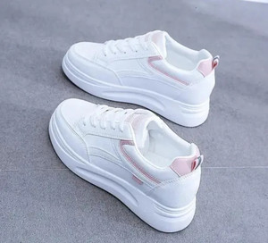MEGPAR White Trending Stylish Casual Shoes Sneakers For Women