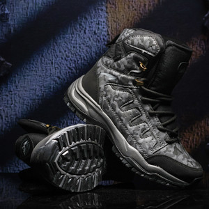 asian Explorer-01 Men's High Ankle Biking Shoes with Rugged Grip Outsole High Tops For Men
