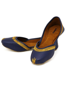 ASIDEA Blue punjabi jutti for women Bellies For Women
