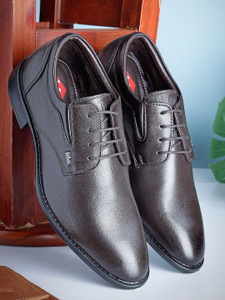 LEE COOPER Leather Derby Lace-Up Lightweight Comfort Trendy Premium Office/Party Derby For Men