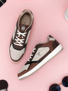 yoho YOHO Colored PU Fashion Sneakers for Men | Comfortable Shoes | Cushoned Insole Sneakers For Men