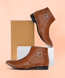 Runway High Ankle Boots For Men