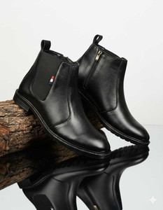 Next Fashion Next Fashion Synthetic Leather Walking Outdoor Slip On Zip Chelsea Boots Boots For Men