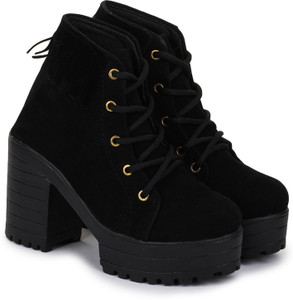 AASHEEZ Boots,Casual,Party Wear, Daily Wear, Trendy, Comfortable Stylish Boots for Girls Boots For Women