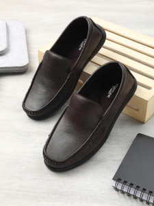 LIBERTY Fortune CLASSIK-1E Formal Slip-on Shoes With EVA Sole | Comfortable Office Wear Loafers For Men