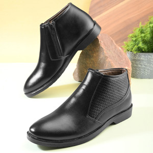 PROVOGUE Formal Boots for Men |Arch Fit Shoes |But Shoes |Corporate Casual Shoes |Chelsi Slip On For Men