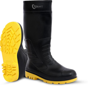 Robustt PVC,Puncture & Tear Resistant,Lightweight,Super Safety Gumboot Boots For Men