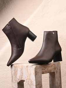 EL PASO Trendy Ankle Pointed Shape Boots |Outdoor Casual & Travel Comfort Wear Boots For Women