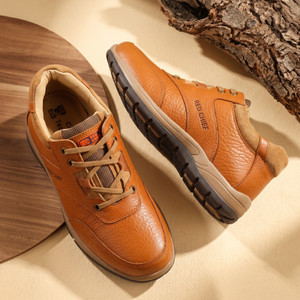 RED CHIEF Genuine Leather Casual Sneakers Outdoors For Men