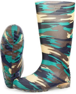 Vaultex Vaultex Military Design Gumboots for Men | 15" Height | Ultra Lightweight Boots For Men