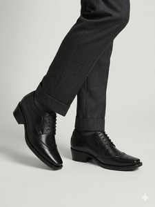 SiR CORBETT Men's Brogue Height Increasing Shoes - Image 6