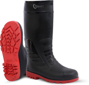 Robustt PVC,Puncture & Tear Resistant,Lightweight,Super Safety Gumboot Boots For Men