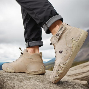 Zixer Premium Italian Heritage Suede Velcro Leather Casual Sneakers for Men's Boys पुरुषों के लिए आउटडोर्स