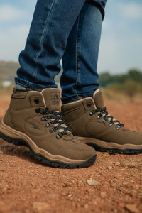 asian Everest-25 Men's High-Neck Trekking Shoes | Water-Repellent Hiking Boots Outdoors For Men