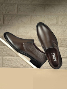 NARKI Brown Formal Shoes for Men|High Heel Office Shoes for Men Formal & Official Wear Slip On For Men