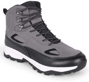 Adventra Men Waterproof Mid-Top Trekking Shoes Grey - Image 6