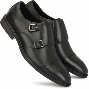 Varito Rich Quality|100% Pure Genuine Leather Formal Shoe Monk Strap For Men