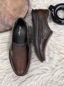 Allen Cooper Genuine Premium Leather Luxury Business Formals Slip On For Men