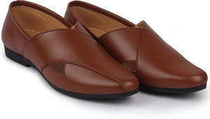 FAUSTO Criss Cross Slip On Wedding Party Juttis and Mojaris For Men