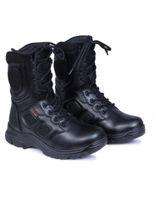 ICEBULL LEATHER 100% GENUINE LEATHER COMMANDO Boots For Men