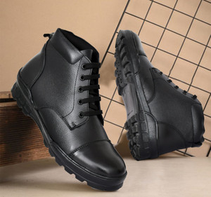 Wornwalk New DMS Genuine Leather Army/NCC/Polic Boots For Men