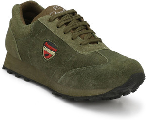 GOOD MINAR Olive Sports Walking Shoes Suede For Men Outdoors For Men