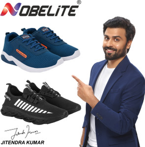 NOBELITE Combo Pack of 2 Pairs of Training & Gym Shoes For Men