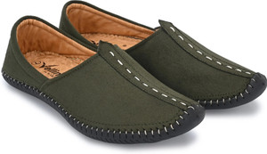 Vellinto Cool Rajasthani Jutis Mojaris Nagra Casuals For Men