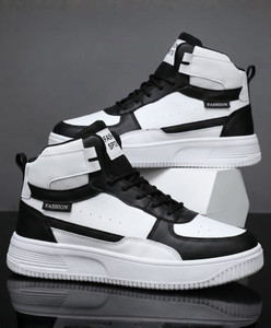 Zixer Mens High Top Chunky Sole Casual Shoes - Image 6