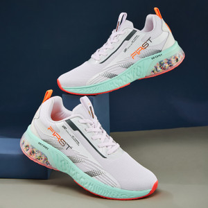 CAMPUS FIRST Men's Sports Shoes | PU Foam Comfort & Ball-Tech Support | Lace-Up Running Shoes For Men