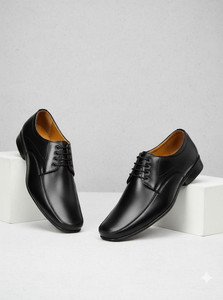 kickonus Kickonus 1632 Derby Black 9 Party Wear For Men