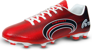 B-Tuf Football Shoes Studs Sports Boot for Boys Girls Women Kids (VIBRANT R) Football Shoes For Men