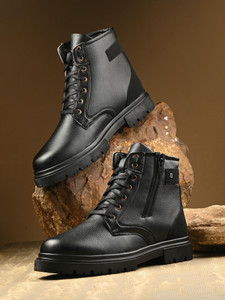 Afrojack Boots For Men Black - Image 6