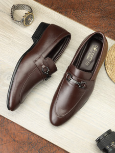 action Dotcom OFFICE-255 Classy Trendy Comfortable lightweight Formal Slip-On Monk Strap For Men