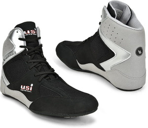USI UNIVERSAL 701W Comferto Wrestling Shoes for Men & Women with Pu Suede, Mesh & Rubber Wrestling Shoes For Men
